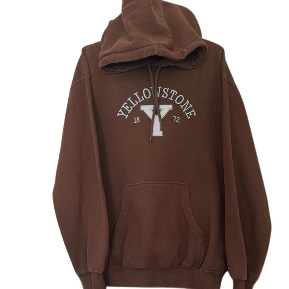 SOLD!!! Prairie Mountain vintage Yosemite brown hoodie sweatshirt|small| - Picture 5 of 6